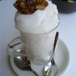 Sicilian almond granita