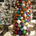 Ornament Christmas trees in Milan