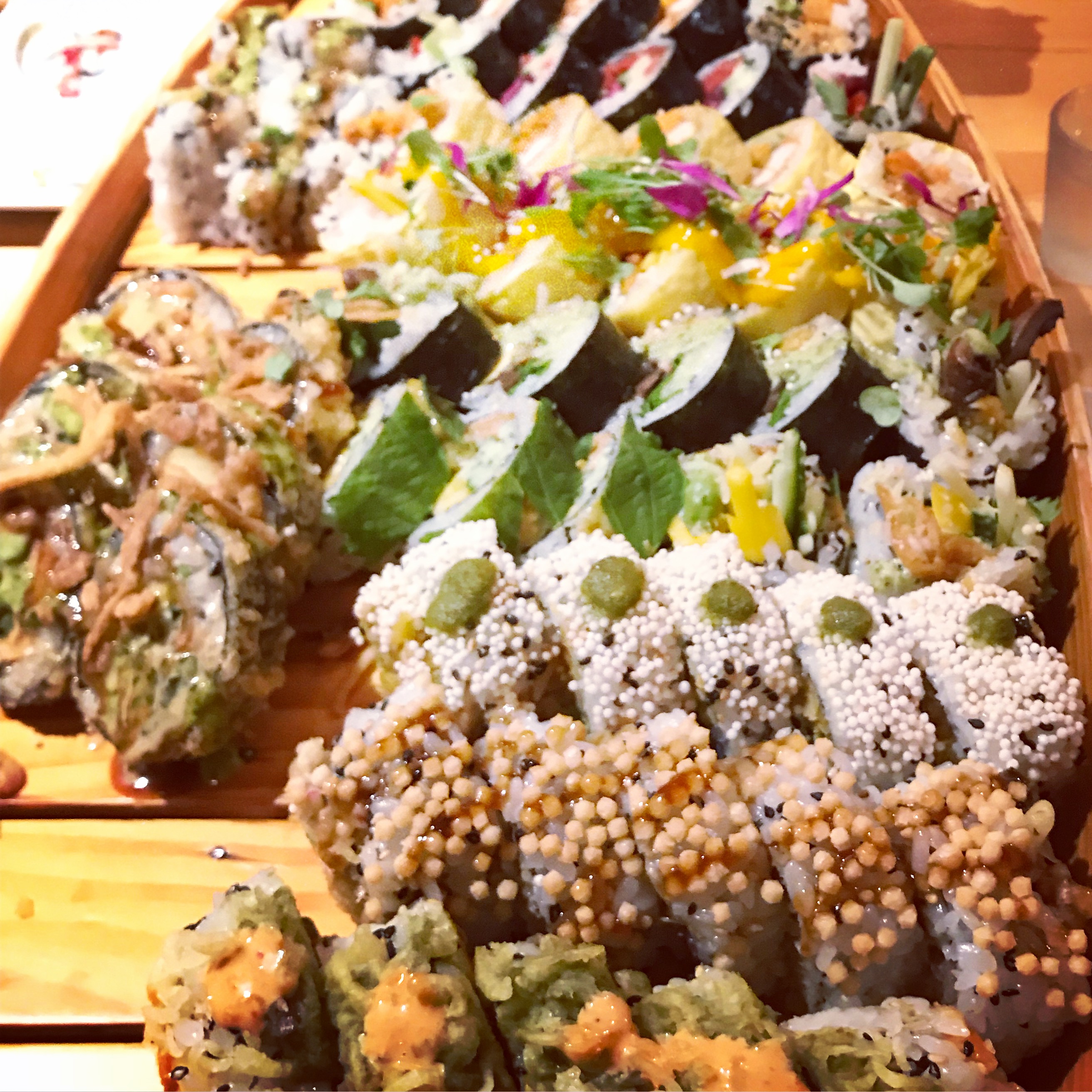 Vegan Sushi at Sushi Momo, Ms. Adventures in Italy, by Sara Rosso